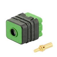 Eaton Souriau-Sunbank 8MQ2M0108PCS Modular Connectors - Push Pull MQuick module, unsealed, with male crimp contacts, delivered with cap