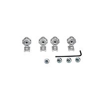 Bud Industries DPX-444-KIT Hardware Hinge and panel suspension kit for DPH and DPS series (1 x 0.5 x 0.5)