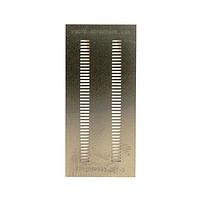 Chip Quik FPC100P040-DPT-S FFC Connectors FPC/FFC SMT Connector (1 mm pitch, 40 pin or less) Dual Pass Through Adapter Stencil