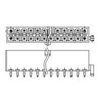 AMP Connectors - TE Connectivity 3-1775099-7 Power to the Board 20P ATX PWR CO N