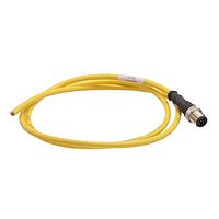 HARTING 21350100517010 Sensor Cables / Actuator Cables M12 A-code 5-pin Straight male to open end, 1m, PVC yellow jacket