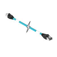 Molex 1201080443 Cat 5e ENET MMJ RJ45/RJ45  55M BLUE TPE