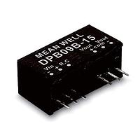 MEAN WELL DPB09A-05 Isolated 9W +/-5V +/-0-800mA 9-18Vin Iso Reg SIP