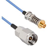 Amphenol SV Microwave FV67.3SMPM-047-MS24-120 RF Cable Assemblies VITA 67.3SMPM 2.4mm STR M 12" Cable