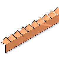 LeaderTech 3-23T-SN-24 Fingerstock Gaskets 0.03 X 0.23 SN 24--3-23T-SN-24--Twist Series