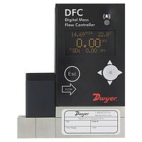 Dwyer DFC-26010-V-ALA2 Digital Flow Controller w/ Tube Sensor for Gas Measurement – NIST Traceable (200 ml/min, ± 0.5 % of reading, + 0.2 % FS, 1/8 in, Compression Fitting)