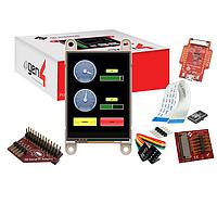 4D Systems SK-gen4-24DT-PI Display Development Tools Starter Kit for gen4-uLCD-24DT-PI with 4D Serial Pi Adaptor, 4D-UPA, 4GB Industrial microSD Card, 150 mm FFC Cable, 5-way female-to-female ribbon cable with male-to-male adaptor