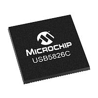 Microchip Technology USB5826C-I/KD Hub Controller USB3.2 Gen 1/ 5 Gbps, 6 port Smart Hub/Feature Controller, USB C Mux, USB Type A port for Upstream, 2 Type C ports for Downstream