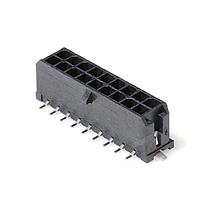 Molex 43045-1818 Shrouded 3.00MM 18P VERT HDR SMT 2R W/SLDR TAB