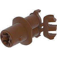 Aptiv 15344109 Connectors CONN 2 F LP SOC HARDSHELL BRN SLD